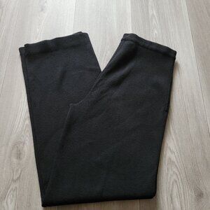 SALVATORE FERRAGAMO Women Pants Trouser 100% Wool Black Pull On Xs